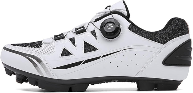 MTB Cycling Shoes for Men Women Breathable Mountain Bike Shoes Compatible with SPD 2 Bolts Pedals Outdoor Cycle Shoes