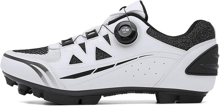 MTB Cycling Shoes for Men Women Breathable Mountain Bike Shoes Compatible with SPD 2 Bolts Pedals Outdoor Cycle Shoes