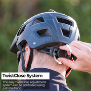 Adult MTB Mountain Bike Cycle Helmet with Large Visor for Trek and Trail Bikes, Camera Mount, ABS Shell, Nanga, BHE-54