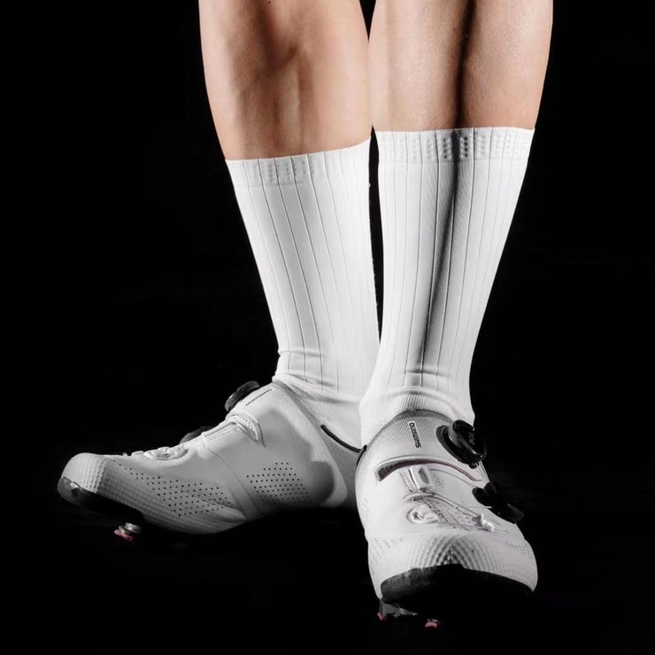 Cycling Socks anti Slip Silicone Summer Aero White Line Cycling Sport Running Socks