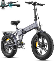 ENGWE EP-2 BOOST Folding Electric Bike: 20" Fat Tire, 48V 13Ah