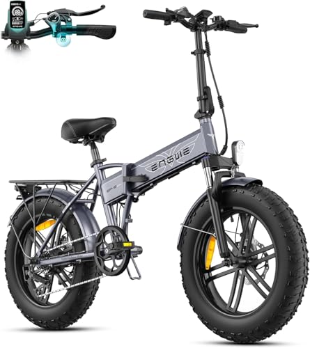 ENGWE EP-2 BOOST Folding Electric Bike: 20" Fat Tire, 48V 13Ah
