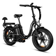Rattan Ultra Folding E-Bike: 120-Mile Range, Dual Seat, Fat Tires, Hydraulic Brakes
