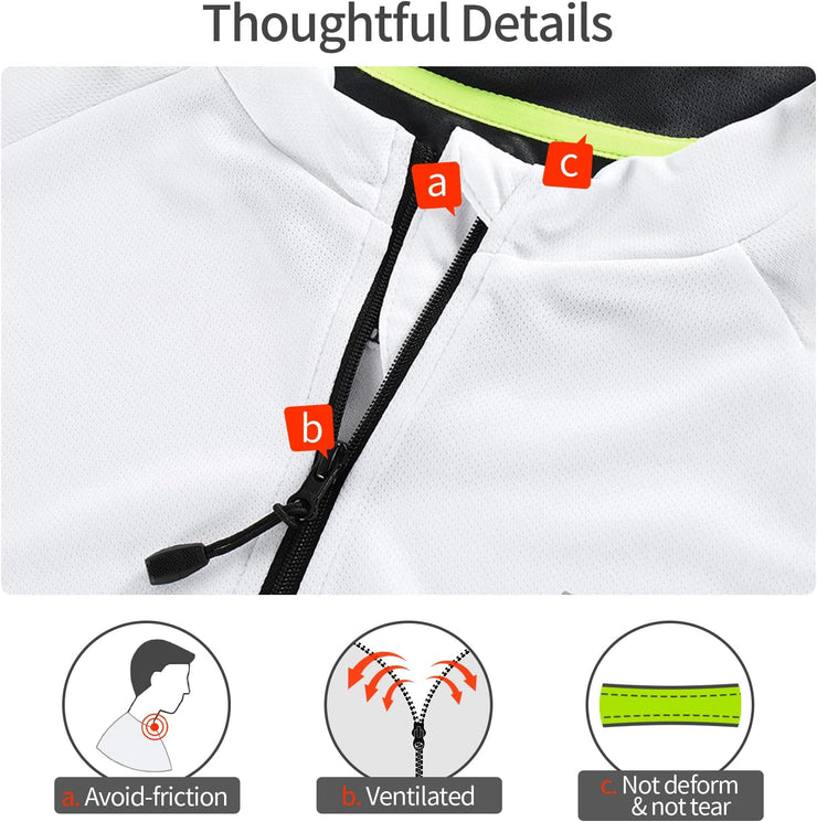 Men'S Cycling Jersey Tops Short Sleeves MTB Jersey Breathable Quick-Dry Mountain Bike Bicycle Clothing BG650