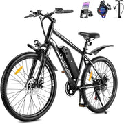 TWOFISH 26-inch Electric Mountain Bike for Adults, 36V 15Ah Battery, 7-Speed