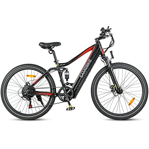 SAMEBIKE SY26 26" Electric Mountain Bike, 13AH Battery, 56-Mile Range