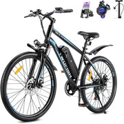 TWOFISH 26-inch Electric Mountain Bike for Adults, 36V 15Ah Battery, 7-Speed