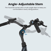 Touroll B1 26" Electric City Bike, 7-Speed, Removable 15.6Ah Battery