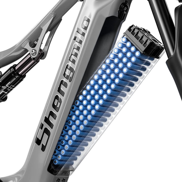 Shengmilo S600 Full Suspension Dual Motor Electric Fat Tyre Mountain Bike