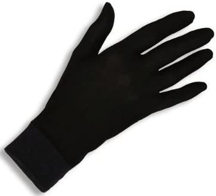 Pure Silk Gloves Thermal Liner Glove Inner Ski Bike Cycle Gloves (Medium)