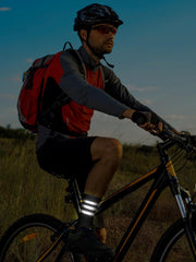 4 Pairs Glow in Dark Socks Cycling Socks High Reflective Running Socks Night Safety Socks Compression Athletic Sock