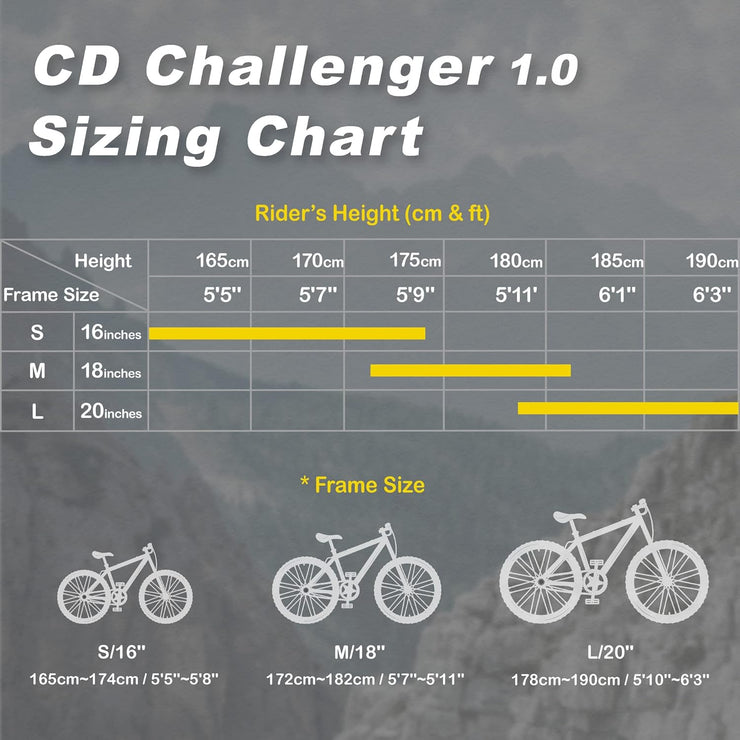 CyclingDeal Challenger 1.0 Mountain Bike: 29er Hardtail, Shimano 27-Speed, Aluminum Frame