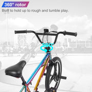 Hiland 20-Inch Kids Freestyle BMX Bike: 360 Rotor, 4 Pegs