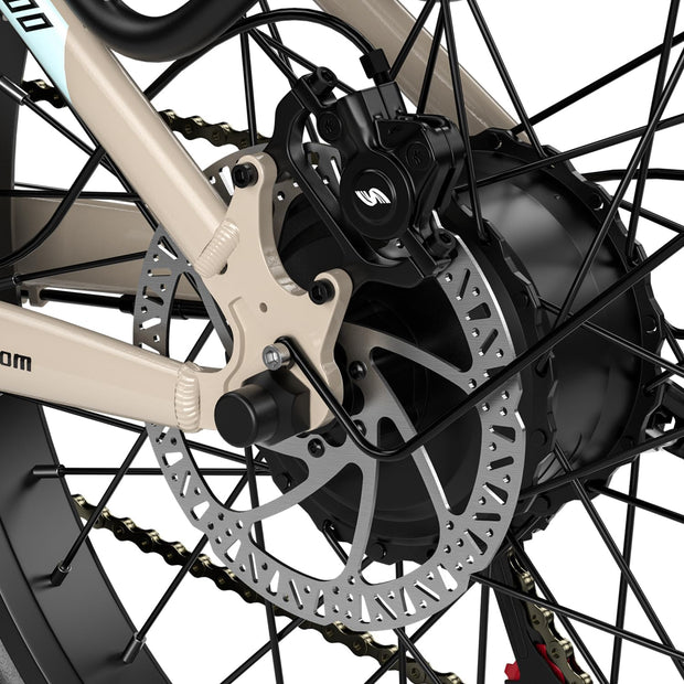 Shengmilo Dual Motor Adult Electric Mountain Bike 26-inch Fat Tire E-Bike