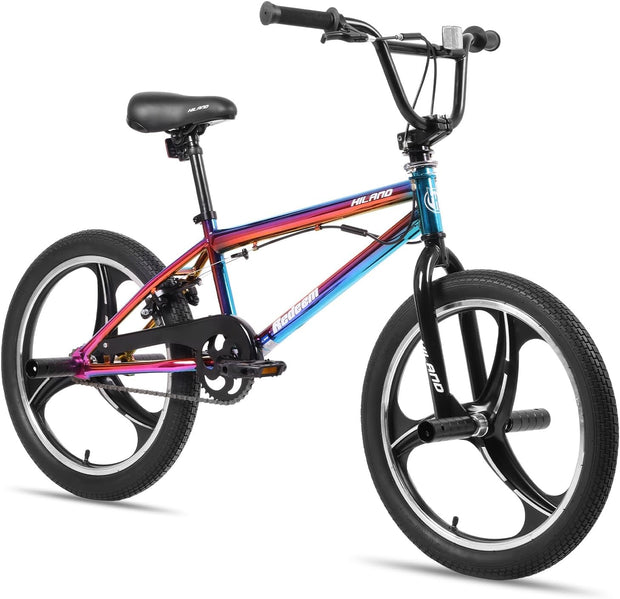 Hiland 20-Inch Kids Freestyle BMX Bike: 360 Rotor, 4 Pegs
