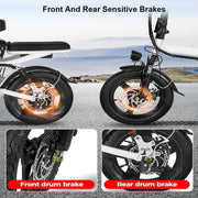 Folding 20-Inch Electric Tricycle: 48V Power, 20 MPH, Long 25-Mile Range