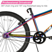 Hiland Freestyle BMX Bike: Durable Steel Frame, 2 Pegs, Beginner to Advanced