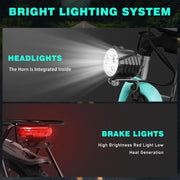 GSOU 26-inch Adult E-Mountain Bike, 250W, Long Range, 7-Speed Commuter