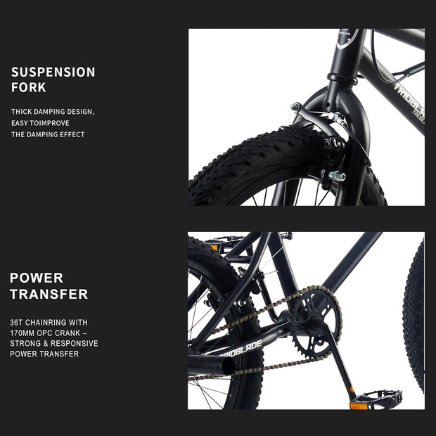 LSBIKE 20-inch Freestyle BMX Bike: 360° Handlebar, Steel Frame, Dual Brakes