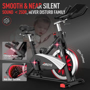 JOROTO X2PRO Bluetooth Magnetic Exercise Bike - Silent Belt Drive Indoor Cycling