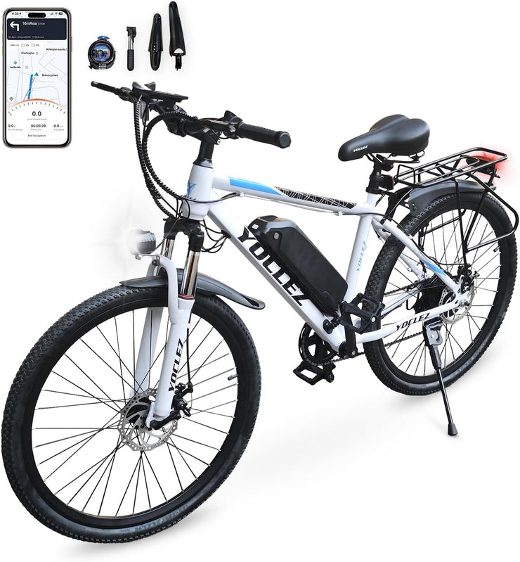 SUDOO 26" Electric Mountain Bike: 36V Removable Battery, 250W Motor