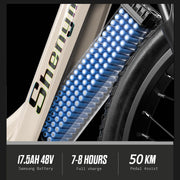 Shengmilo Dual Motor Adult Electric Mountain Bike 26-inch Fat Tire E-Bike