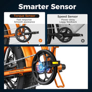 ENGWE EP-2 BOOST Folding Electric Bike: 20" Fat Tire, 48V 13Ah