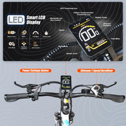 SUDOO 26" Electric Mountain Bike: 36V Removable Battery, 250W Motor