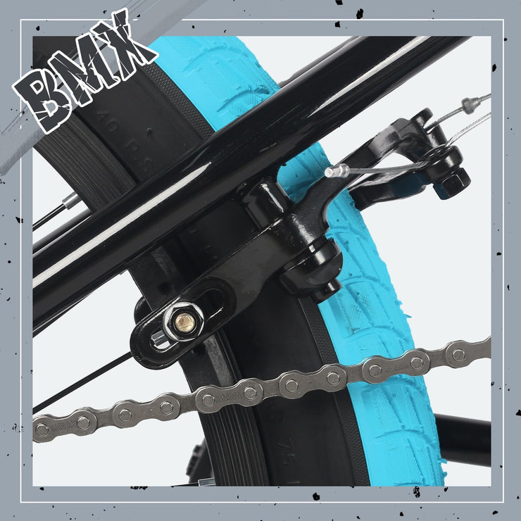 AVASTA Durable Hi-Ten Steel Freestyle BMX Bike for Kids & Beginners, 18/20-inch Wheels