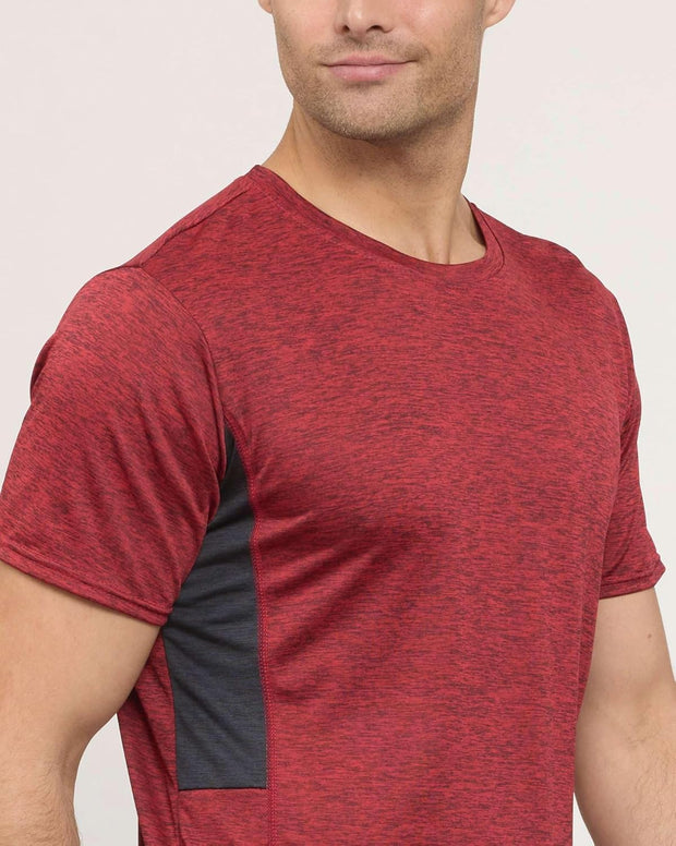 Men'S Mens Dry-Fit Moisture Wicking Active Athletic Performance Crew T-Shirts T-Shirt (Pack of 5)