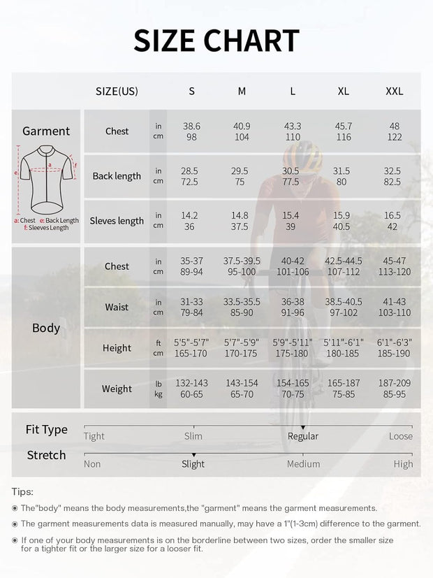 Men'S Short Sleeves Cycling Jersey Bicycle Biking Bike Shirt 636