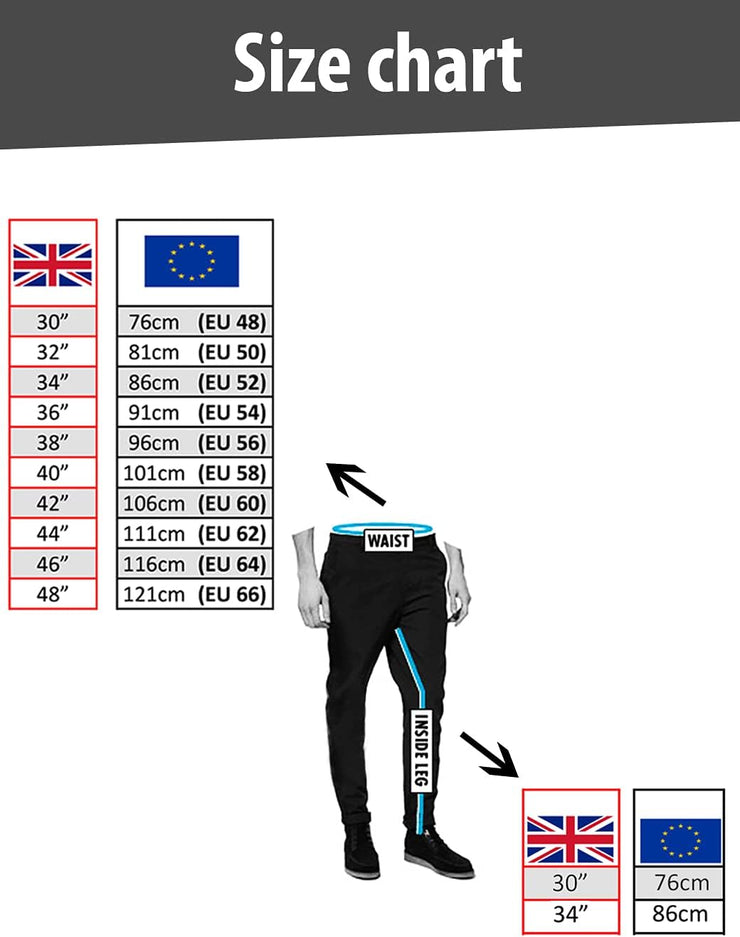 Motorcycle Biker Trousers Mens Motorbike Waterproof Textile Cordura Pants with Protective CE Armour (EN 1621-1) Yellow Hi Vis - 32W / 30L