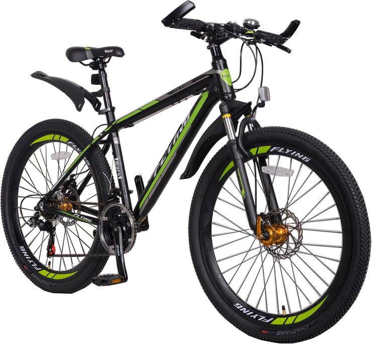 Lightweight 26-inch Aluminum Frame Mountain Bike, 21-Speed SHIMANO Disc Brake
