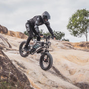 RZOGUWEX 20-inch Off-Road Electric Fat Tire Bike: 48V 25AH, Dual Suspension