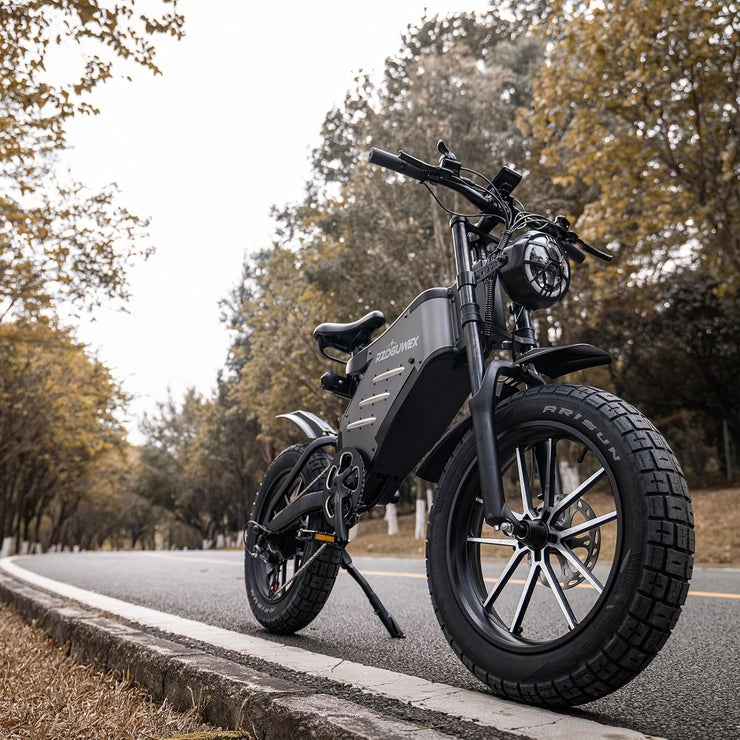 RZOGUWEX 20-Inch Off-Road E-Bike: Powerful 48V 25Ah Battery, Dual Hydraulic Brakes