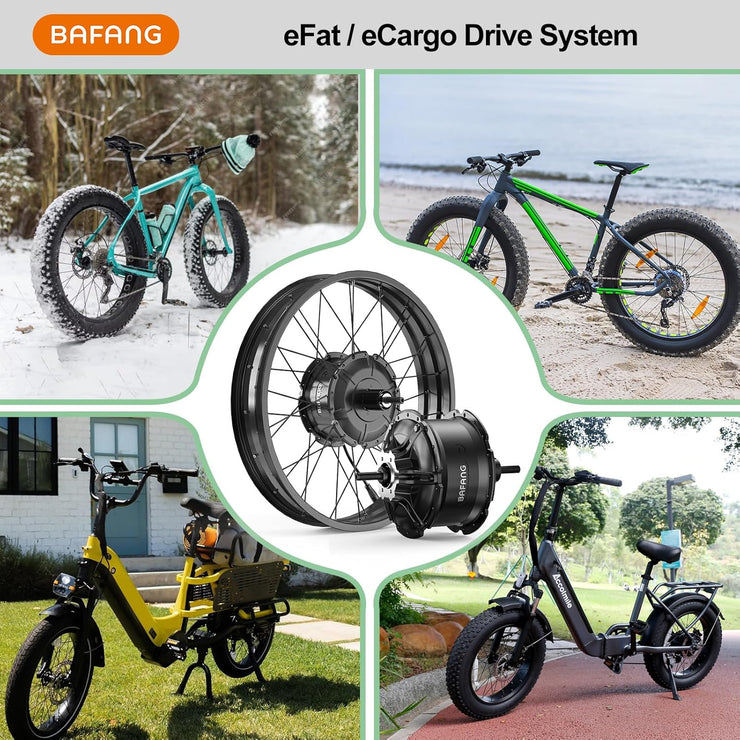 Powerful BAFANG G062 48V 1000W Fat Bike Electric Conversion Kit