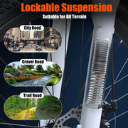 SUDOO 26" Electric Mountain Bike: 36V Removable Battery, 250W Motor