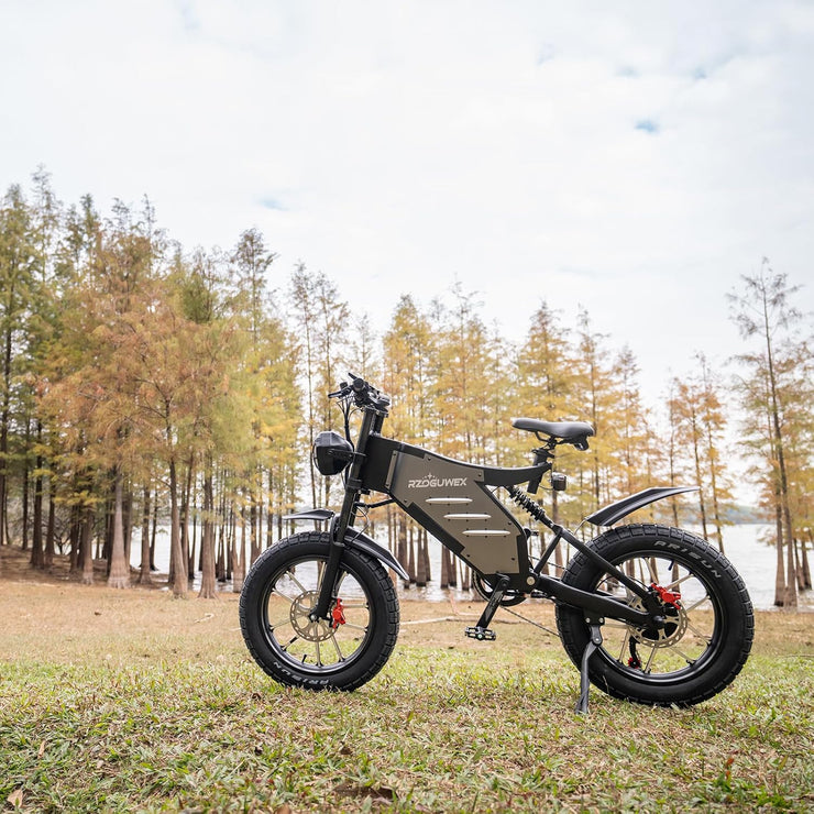 RZOGUWEX 20-Inch Off-Road E-Bike: Powerful 48V 25Ah Battery, Dual Hydraulic Brakes