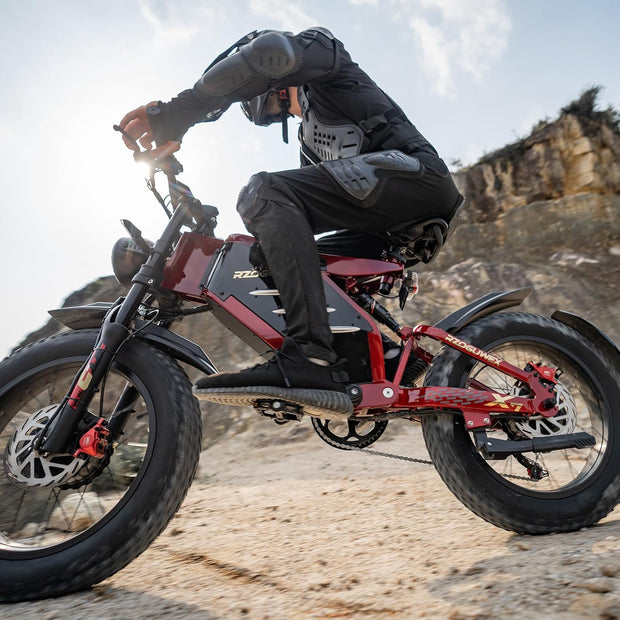RZOGUWEX X7 20-inch Off-Road Dual Motor E-Bike 48V 30Ah Battery
