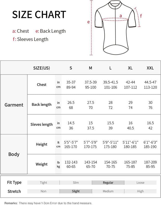 Men'S Cycling Jersey Tops Short Sleeves MTB Jersey Breathable Quick-Dry Mountain Bike Bicycle Clothing BG650