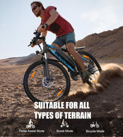 VARUN M27-1 Electric Mountain Bike: 27.5-inch Wheels, 48V Long Range