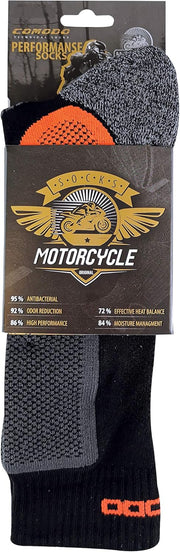 - Men'S Long Motorcycle Socks, Breathable Functional Socks, Motorcycle Socks for Motorcycle Boots