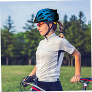 Cycling Helmet Adult Lightweight Bike Helmet Bicycle Helmet with Taillight Adjustable for Men Women Red