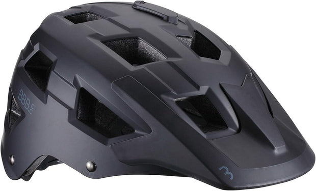 Adult MTB Mountain Bike Cycle Helmet with Large Visor for Trek and Trail Bikes, Camera Mount, ABS Shell, Nanga, BHE-54